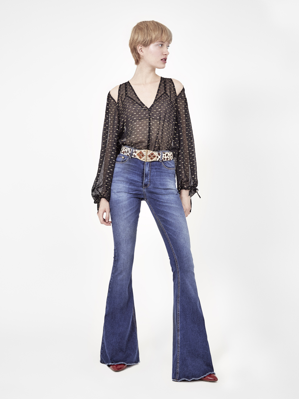 calça super flare