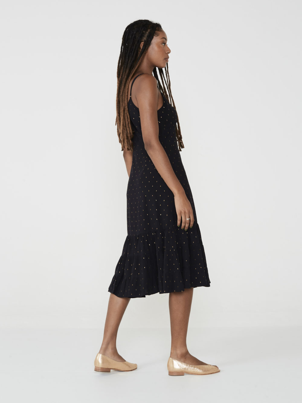 Vestido Alcinha Lurex Preto - Image 2